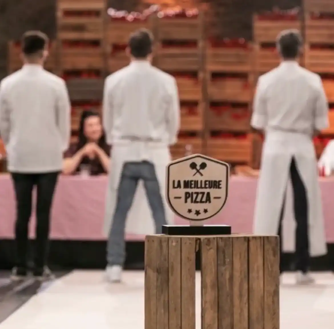 Le trophée du concours La Meilleure Pizza